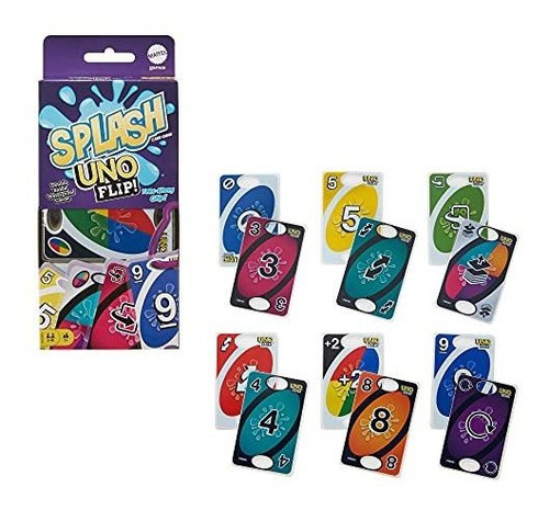 Juego De Cartas A Juego Uno Flip Splash Con 112