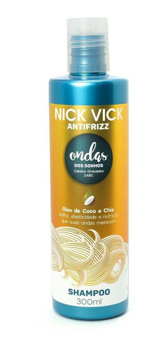Shampoo Ondas Dos Sonhos Nick Vick Antifrizz 300ml