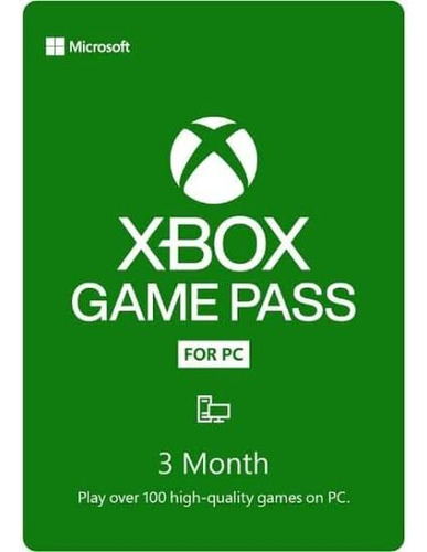 Xbox Game Pass Ultimate Pc 3 Meses Usa