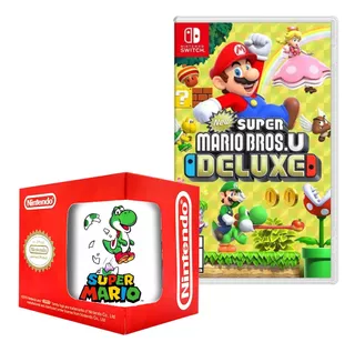 New Super Mario Bros U Deluxe Nintendo Switch Y Taza 8