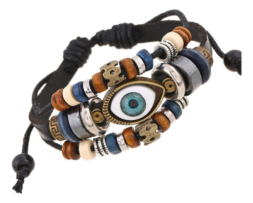 Pulsera De Ojo Malvado De Estilo Nacional Zivemot, Pulseras 