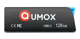 Pendrive Usb 3.0 De 128 Gb Qumox Memoria Flash Negro