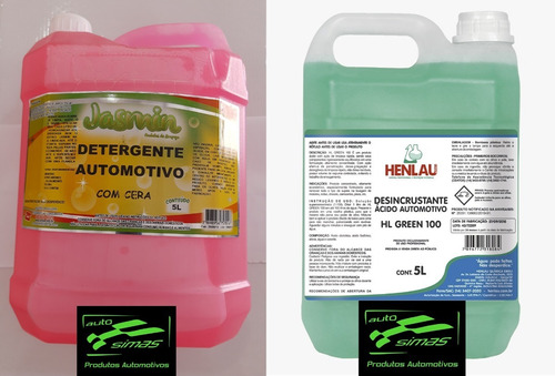 Shampoo Com Cera E Desincrustante Ácido Concentrado Henlau