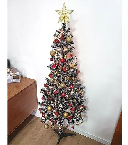 Árvore De Natal Media Promoção Artificial Luxo 150 Cm Cheia