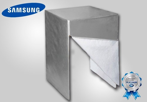 Funda Cubre Lavadora Con Pedestal Samsung 20kg Air Wash F130