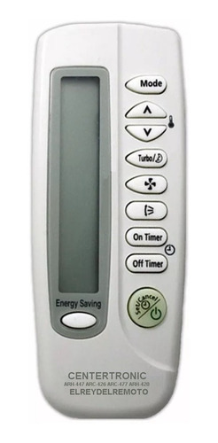 Imagen 2 de 6 de Control Remoto Arh-447 Para Aire Acondicionado Samsung
