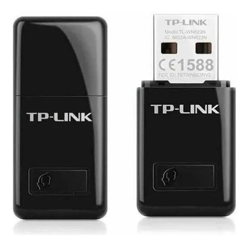 Imagem 2 de 3 de Adaptador Usb Wi-fi Tp-link Tl-wn823n 300mbps Mini