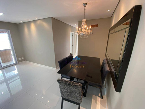 Imagem 1 de 30 de Apartamento Com 3 Dormitórios À Venda, 88 M² Por R$ 848.000,00 - Pompéia - Santos/sp - Ap6282