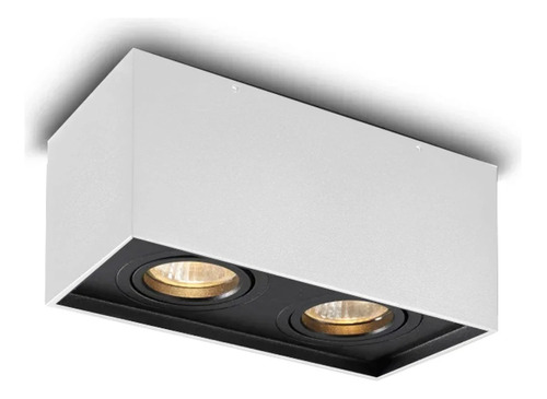 Luminaria Colgante Downlight Cuadrada Doble - Telecompras Sl