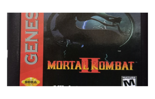 Mortal Kombat 2 Para Sega Génesis Megadrive Repro
