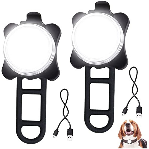 Luces De Collar Perro Noche, 4 Modos, Impermeable Ipx4,...