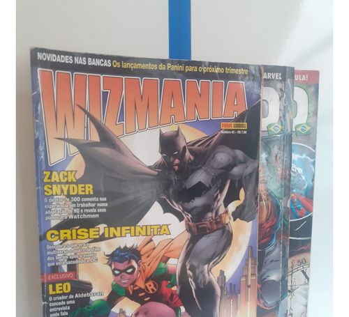 Revista Wizmania E Wizard Descricao E Fotos