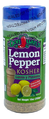 Don Juans Lemon Pepper | Sazonador 283 Grms