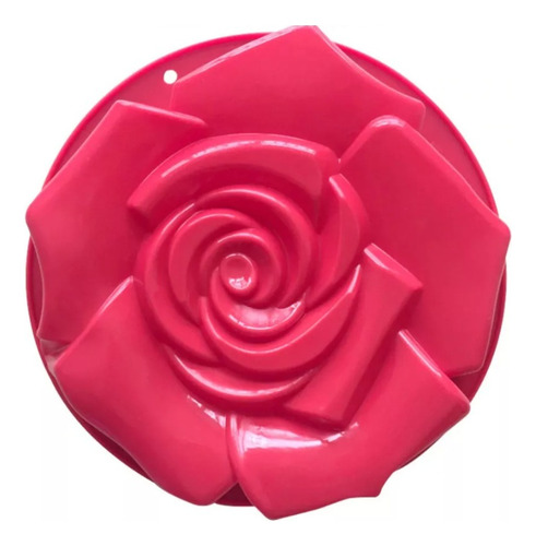 Molde De Silicon Pastel Rosa Flor