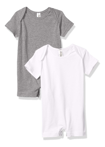Marky G Apparel Camiseta De Manga Corta Para Bebs, Blanco/gr