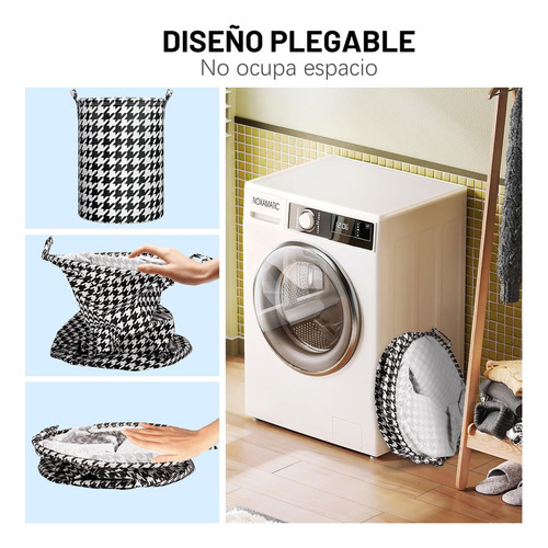 Cesto Ropa Sucia,2pcs 75l Cestos Lavanderia Plegable