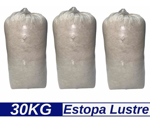 Estopa Limpieza Industrial - 30 Kg Blanca Lustre 