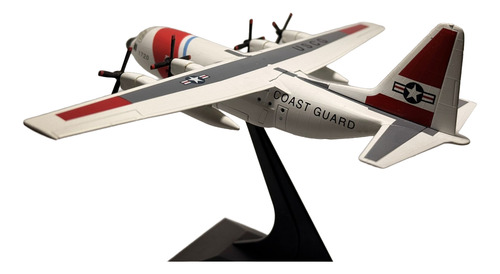 Model Power C-130 Guardia Costera Usa 1/200 Diecast Rojo (Usado)
