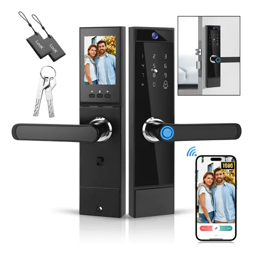 Fechadura Digital Tuya com Câmera