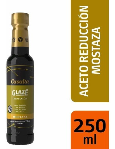 Casalta Glazé Aceto Reducción Mostaza Pet 250ml