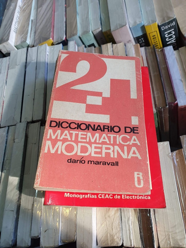 Diccionario De Matemática Moderna - Darío Maravall