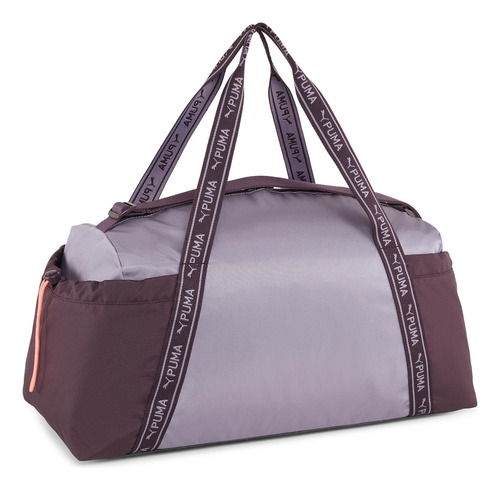 Maleta Deportiva Puma Ess Unisex Color Vino/lila Diseño De La Tela Lisa