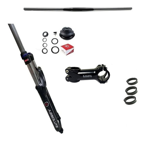 Kit Suspensão Absolute,mesa,cx Direção,guidão Bike+brinde