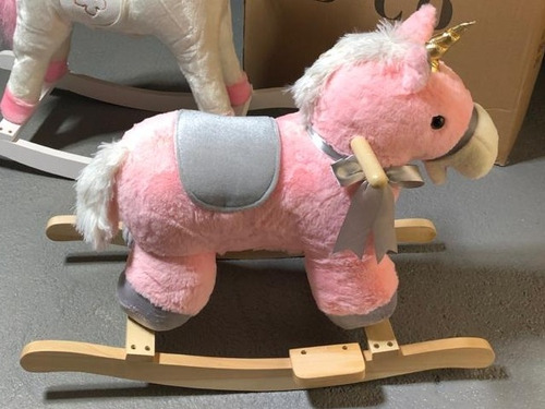 Caballito Unicornios Rosado Balancin