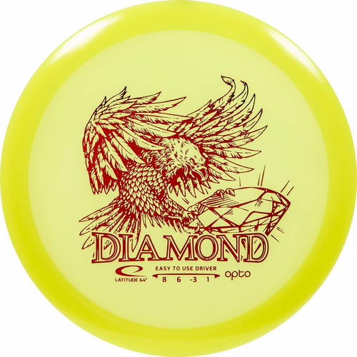 Latitude 64 Opto Diamond Disc Driver Disco Golf Frisbee Apto