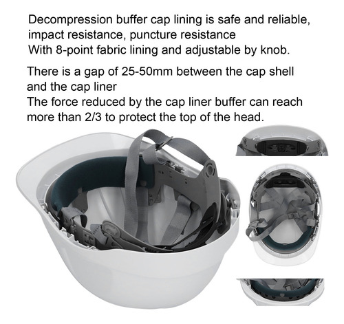 Casco De Seguridad Para Equipo De Protección Personal White