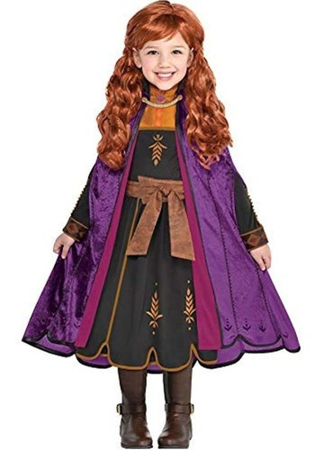 Party City Anna Act 2 Disfraz De Halloween Para Niñas