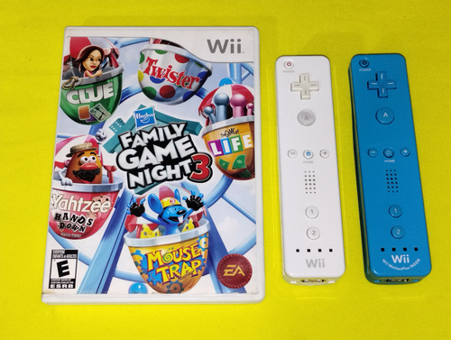 Hasbro Family Game Night 3 Con 2 Wiimotes Nintendo Wii (Usado)