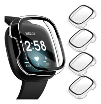 Comprar 2 Protectores De Pantalla Para Fitbit Versa 3