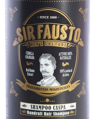 Sir Fausto Men´s Culture Dandruff Shampoo Anti Caspa X 500ml