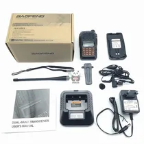 Comprar Walkie-talkie Baofeng UV-6R y frecuencia UHF-VHF - negro y naranja 220V