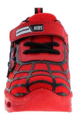Imagen 4 de 5 de Tenis Niños Deportivos Luces Space Boys Spider Man