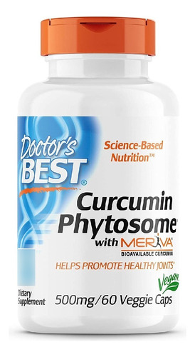 Fitossoma de curcumina 500 mg Doctor's Best 60 cápsulas de sabor neutro