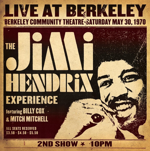 Vinilo Jimi Hendrix Live At Berkeley