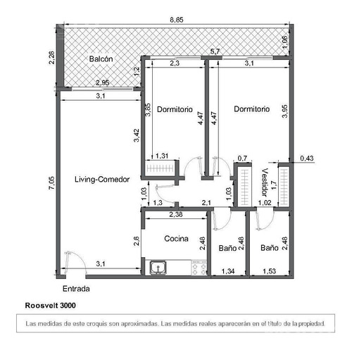 Venta -departamento - 3 Ambientes - Amenities - Coghlan