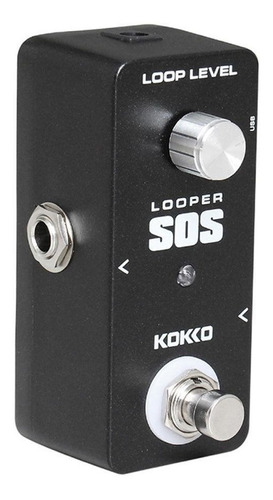 Pedal De Efecto Kokko Looper Sos Flp2d Con Usb Guitarra Bajo