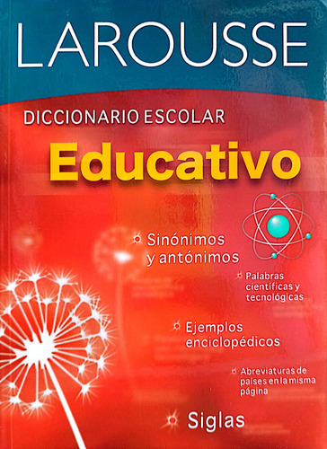 Diccionario Escolar Educativo Larousse 