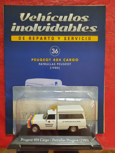 Inolvidables Reparto Y Servicio N36 Peugeot 404 Cargo