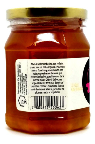 Imagen 3 de 7 de Miel De Abeja Pura Ulmo 500g Cruda - Jpm