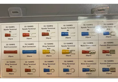 Terminales De Cables Eléctricos Aislados Surtidos Kit De