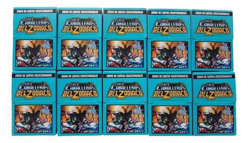 10 Cajas De Cartas Del Juego De Los Caballeros Del Zodíaco