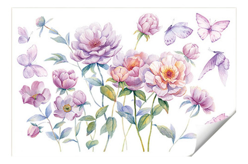 Calcomanías De Pared De Flores Calcomanías De Pared