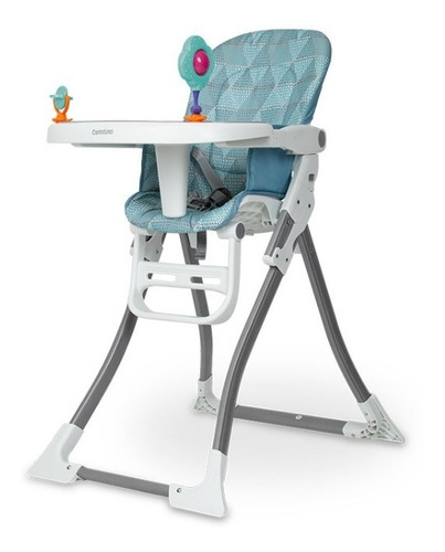 Silla De Comer Plus Carestino Plegable Aguamarina Estampado