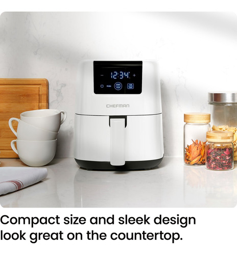 Air Fryer Chefman, Digital, Compacta, 2 Litros, Que Ahorra E