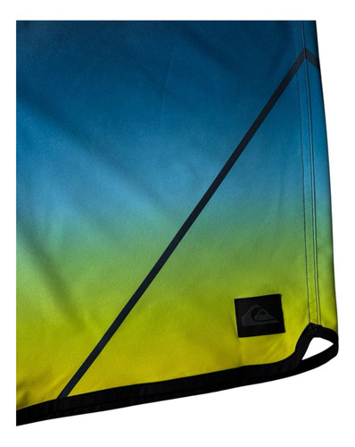 Short De Baño Quiksilver Amarillo Para Hombre Talla M(m) (Usado)