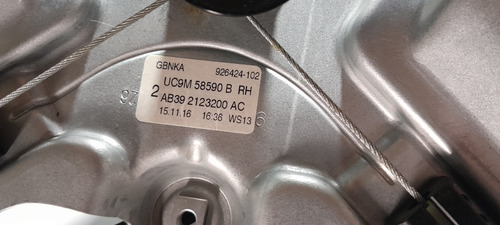 Levanta Cristal Manual Delantera Derecha Ranger 2012/19